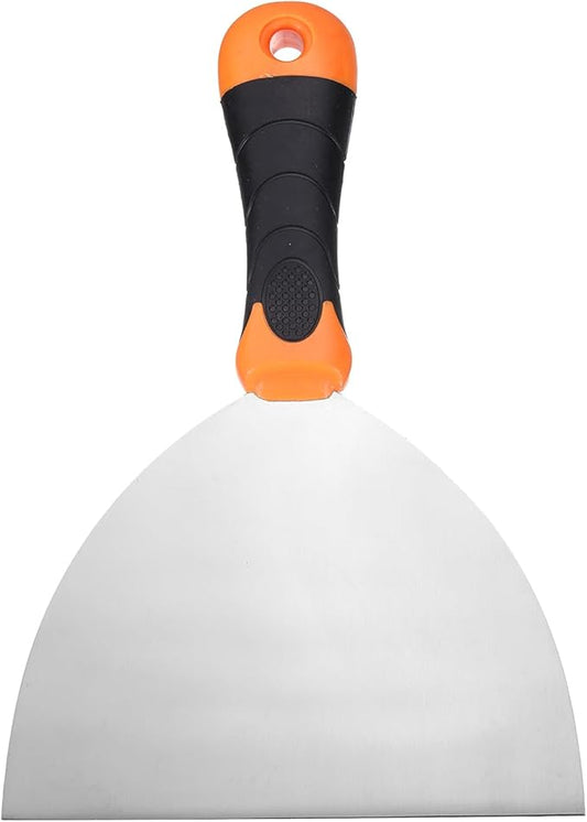uxcell Putty Knife 6" Stainless Steel Paint Scraper Flexible Drywall Repair Mud Knives for Removing Cement Wallpaper Mud Adhesive Taping