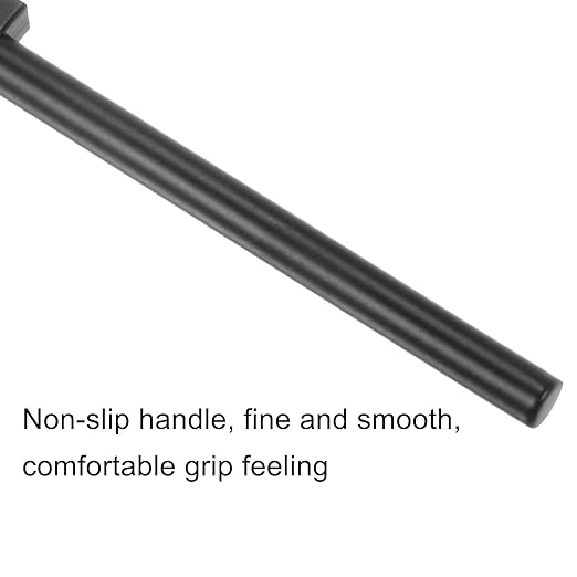 uxcell 2 Prong Leather Prong Punch Tool 8mm Steel Prong Row Round Hole Stitching Chisel for Leather Craft