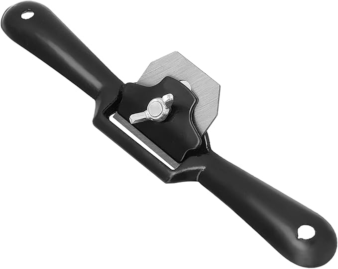 Curved Blade Spokeshave Two Handed Mini Planer Tool Manganese 9 Inch Adjustment Woodworking Cutting Plane Spokeshave Hand Trimming Tool