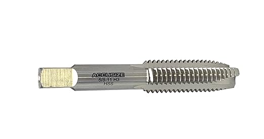 Accusize Industrial Tools SPT-5/8-11 H.S.S. Spiral Point Tap, 5/8-11NC
