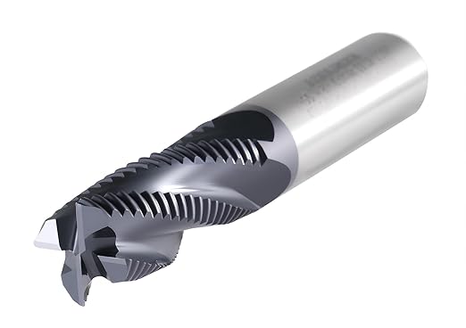 Accusize Industrial Tools Standard Tooth M42 8% Cobalt Tialn Roughing End Mill, 5/8'' by 5/8'' by 1-5/8'' Flt Length, 1102-0058