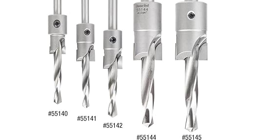 Amana Tool 55141 Carbide Tipped Shankless Counterbore with Slow Spiral #20 Screw 3/4 D x 5/16 Drill D x 5/16 Drill SHK
