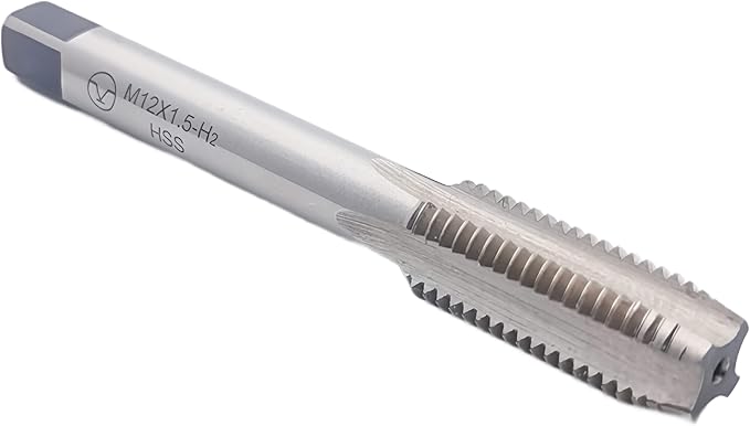 Metric Thread Tap, M12 X 1.5 HSS Machine Right Hand Thread Tap M12 X 1.5mm
