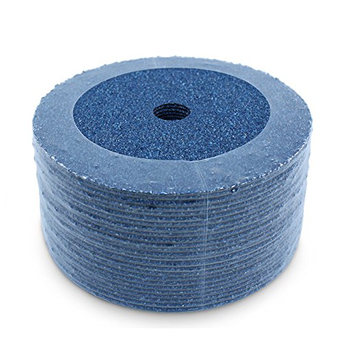 BHA Zirconia Resin Fiber Grinding and Sanding Discs, 7??x 7/8?? 24 Grit - 25 Pack