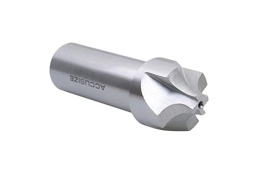 Accusize Industrial Tools 5/16'', H.S.S. Corner Rounding End Mills, 7/8'' Shank Dia, 1-1/8'' Cutter Dia, 3-1/2'' Overall Length, 1011-3812