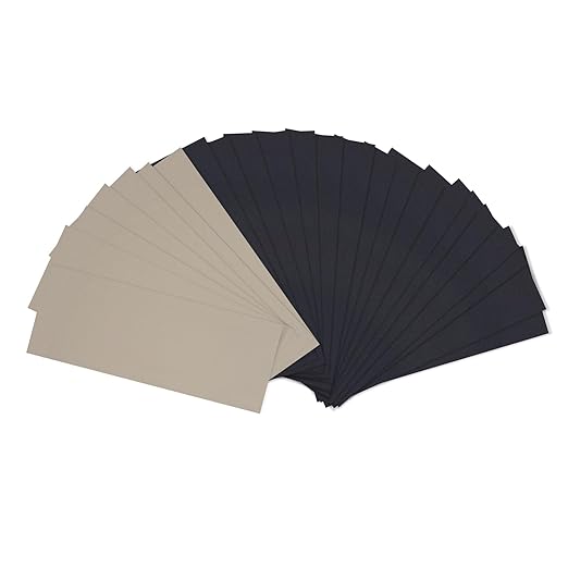 7000 grit Sandpaper, Wet Dry Sand Paper 9 x 3.6 Inch for Wood Furniture Finishing, Metal Sanding and Automotive Polishing, 15 Sheets