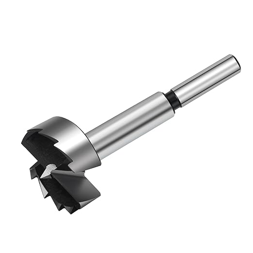 7/8 Inch Forstner Drill Bit for Woodworking, 7/8" Forstner Bit Wood Drill Bits for Holes, Hinge Cutter for Hard Wood, Plastic, Plywood Round Shank