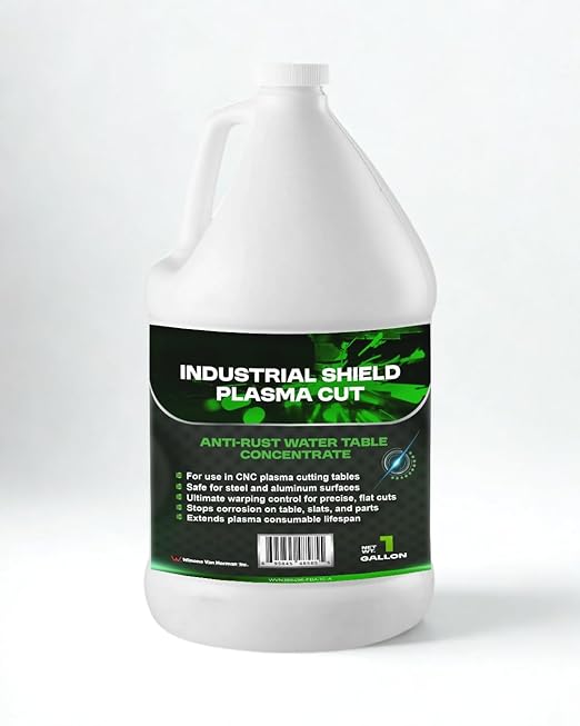 Plasma Cut - Green Coolant - Table and CNC Cutting Coolant (1 Gallon)