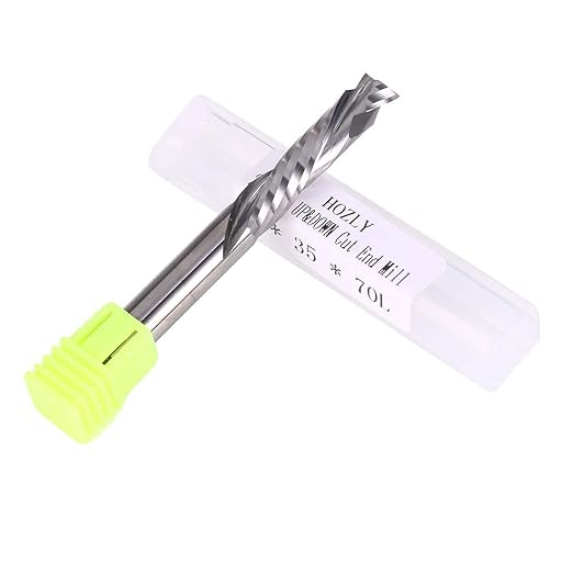 Carbide Compression Router Bit Up&Down 2 Flutes End Mills 5/16" Shank with 5/16" Cuting Diameter,1-3/8" Cutting Length for CNC Mill Machine Woodworking 5 Pack