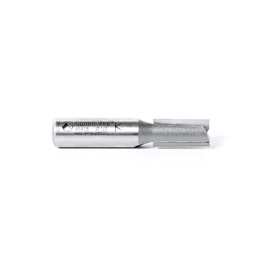 Amana Tool - 45418 Carbide Tipped Straight Plunge 1/2 Dia x 1" 2 Shank