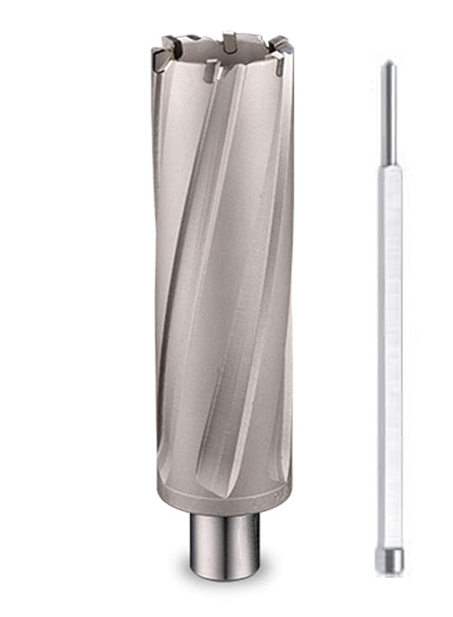 CS Unitec 9-1-242 C TCT Annular Cutter 1-5/16" Dia. X 2-3/8" Depth Carbide Tip Cutting Tool Bits for Magnetic Drills/Drill Press 3/4" Weldon Shank for Metal Cutting in Steel, Stainless and More