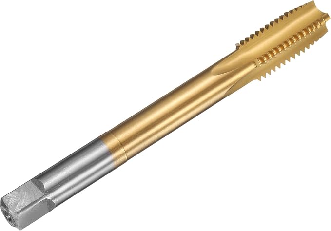 uxcell Metric Thread Tap M14 x 2 H2 120mm Straight Flute Screw Thread Milling Machine Taps Threading Tapping Repair Tool