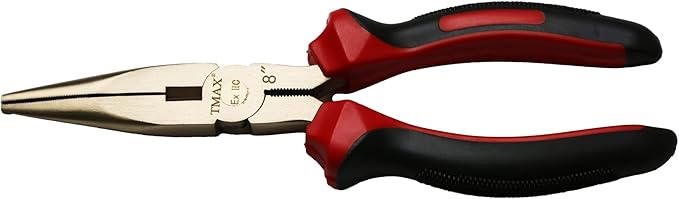 Non-Sparking 8 Inch Long-Nose Plier, Aluminum-Bronze Non Spark, Spark Free Safety, Non-Magnetic and Corrosion-Resistant