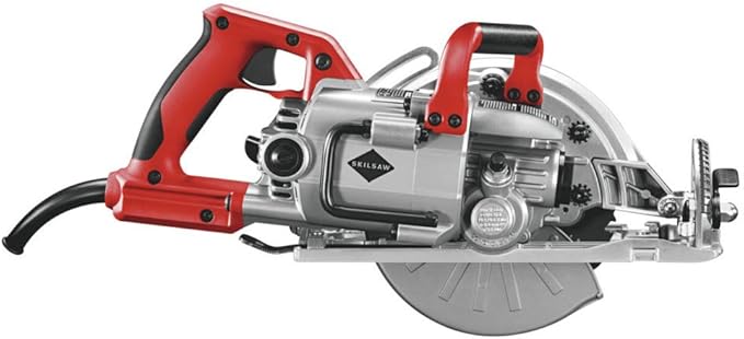 SKILSAW SPT77WML-01 15-Amp 7-1/4-Inch Lightweight Worm Drive Circular Saw , Silver