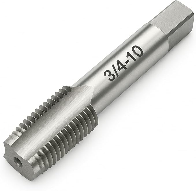 3/4"-10 SAE Thread Tap – 6542 HSS Thread Maker for Internal Thread Repair and Fabrication