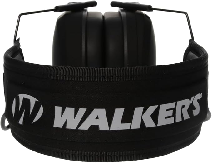 Walker's Razor Slim Ultra Low Profile Compact Design Adjustable Range Shooting Hunting Hearing Protection Electronic Earmuffs