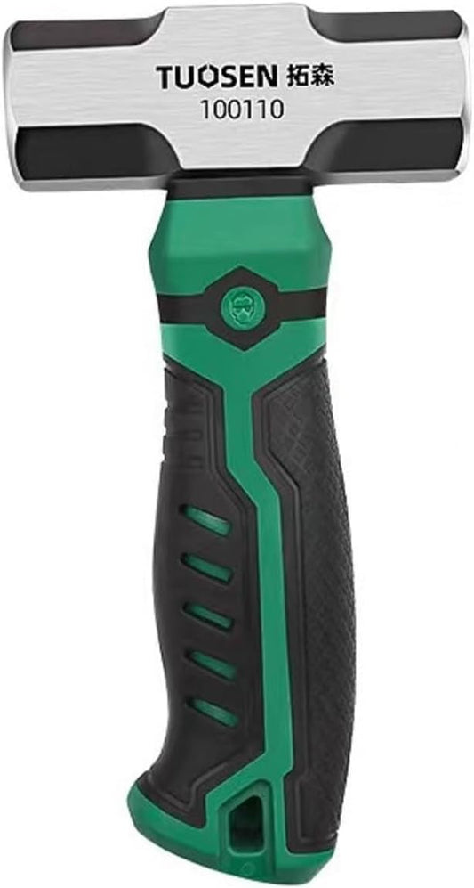 BUSKPOK 1lb Sledge Hammer, Mini Strike Drilling Hammer Sledgehammer with No-Slip Cushion Grip 1 Pound