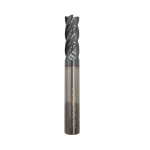 5/16" Carbide Square End Mill, HRC 45 Deg Single End 4 Flute AlTiN Coating Mill Bits (1, 5/16)