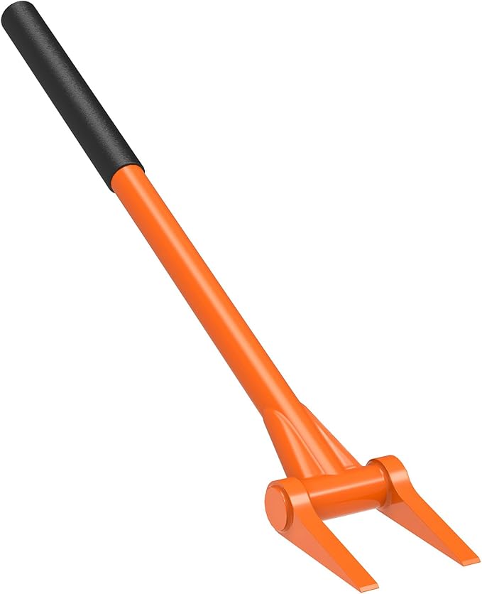 Demolition Tools - 2mm Steel Straight Handle Wrecking Bar for Wood Floors & Drywall Removal - Demo Deck Board Removal Tool for Contractors, Restoration, 28'' Rounded Handle for Tight Spaces