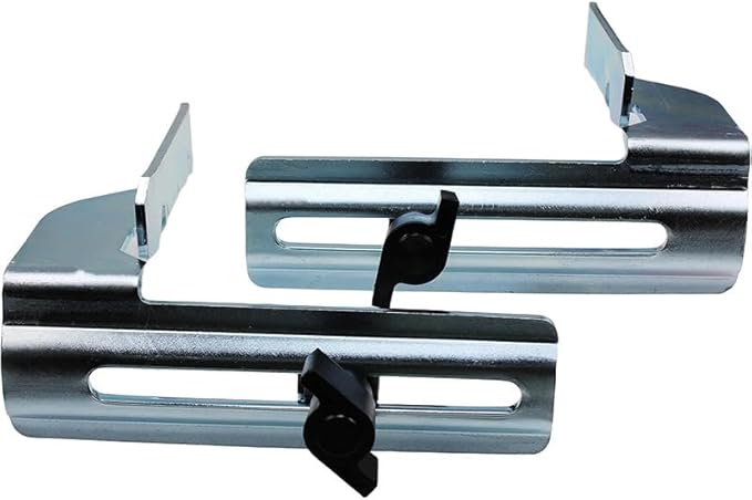 DW7084 Miter Saw Crown Stops, Silver, Metal Construction,