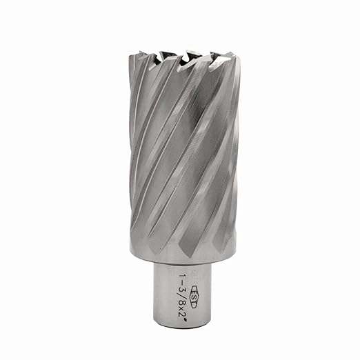 HSS M2AL Annular Cutter 2" DOC with 3/4" Weldon Shank for Magnetic Drill Press by EST (1-3/8")