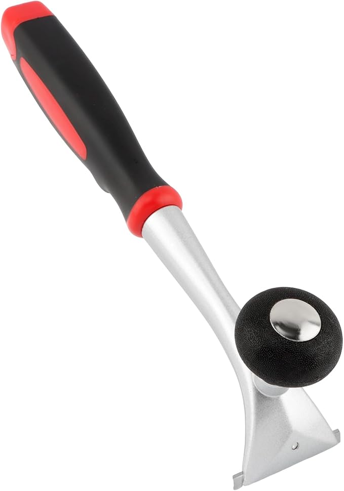 Carbide Scraper Heavy Duty, Premium 2.5" Carbide Scraper Tool Paint, Glue, Varnish, Resin, Putty Remover for Wood, Metal, Tile, Concrete, Wallpaper & More(COLOR:black+red)