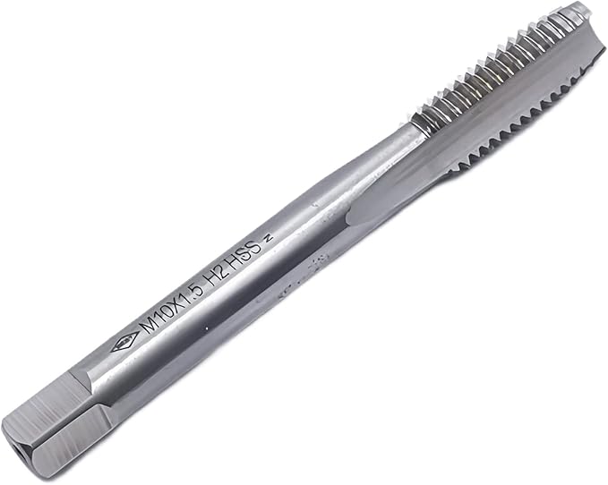 Metric Thread Tap, M10 X 1.5 HSS Machine Right Hand Thread Tap M10 X 1.5mm