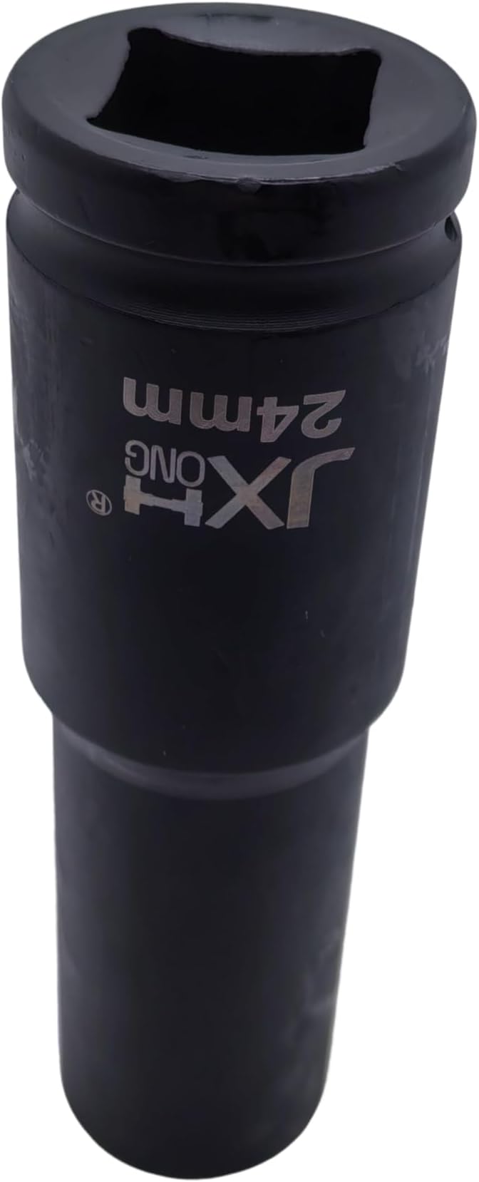 1-Inch Drive Metric Extra Deep Impact Socket, Heavy-Duty,6-Point, 6.3-Inch Long, Heat-Treated Cr-V Steel (24mm)