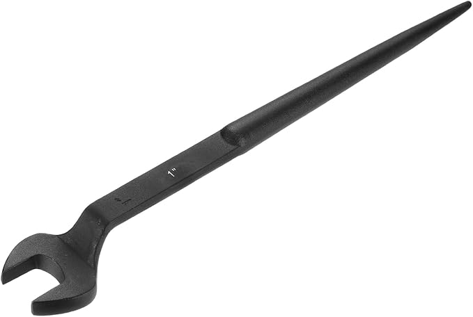 HARFINGTON Single Open End Spanner Wrench 1-inch 15 Degree Angle Single Open End SAE Construction Spanner Wrenches with 60째Offset Handle for Automotive Mechanical Maintenance