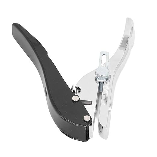 Hole Punch 8mm Single Hole Punch Heavy Duty Hole Puncher for Paper Cards Plastic Cardboard