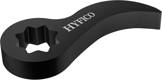 Pry Bar Wrench Adaptor Head for 1/2" Drives Crowbar Adapter Head Tool, Half Shaft Removal Car Repairing Tools (Black)