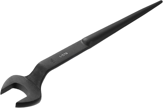HARFINGTON Single Open End Spanner Wrench 1-7/16-inch 15 Degree Angle Single Open End SAE Construction Spanner Wrenches with 60째Offset Handle for Automotive Mechanical Maintenance