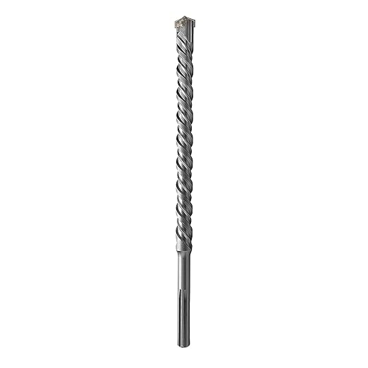 1-3/16 x 13 x 18 inch SDS Max Rotary Hammer Drill Bit, 30x460mm Carbide Tip Masonry Drill Bit, Concrete Drill Bit for Masonry, Brick, Stone, Concrete, (Shank Dia :18mm / 0.7")