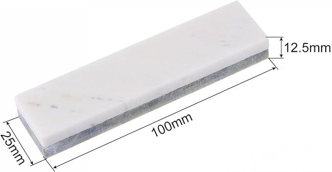 uxcell Sharpening Stones 10000/40000 Grit 2 Side Combination Whetstone Knife Sharpener Stone 100x25x12.5mm