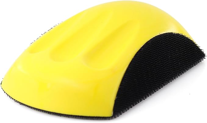 1PC 6" Hand Sanding Block Hook & Loop Backing Pad Sandpaper Holder Hand Grinding Block