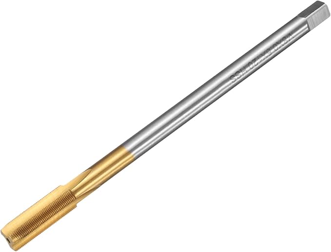 uxcell Metric Thread Tap M8 x 0.5 H2 120mm Straight Flute Screw Thread Milling Machine Taps Threading Tapping Repair Tool