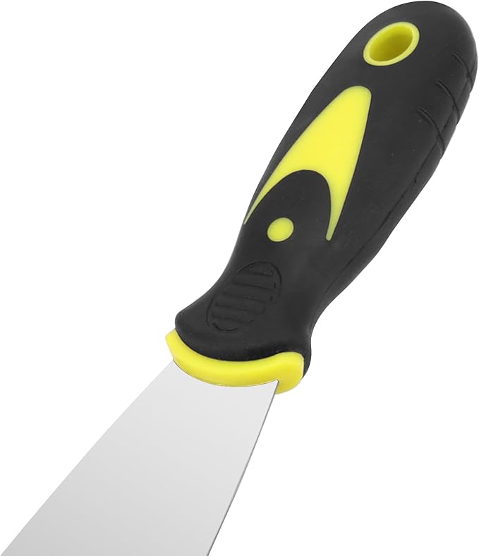 20PCS Putty Knife Set 1, 2, 3, 4, 5 Inch, Stainless Steel Spackle Knives, Metal Knife Scrapers with Non Slip Handles for Drywall Finishing, Plaster Scraping, Decals, and Wallpaper