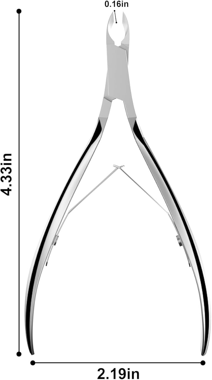 Professional Cuticle Trimmer Stainless Steel Cuticle Nippers Ultra Sharp Manicure Nail Cuticle Clippers Nail Tools