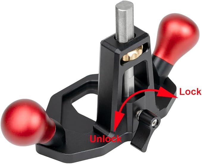 Router Plane Handheld Woodworking Tool Quick Adjust Depth with Depth Stop for Tuning Joinery Cutting Dados Grooves Mortise
