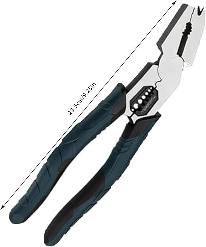 Industrial-Grade Multi-function Cutting Pliers, 7-in-1 Multi-Functional Pliers Nail Puller/Wire Cutter/Stripper/Crimper?봀ompound Action Leverage Design,Professional Cutting Tool for Home Repair (2)
