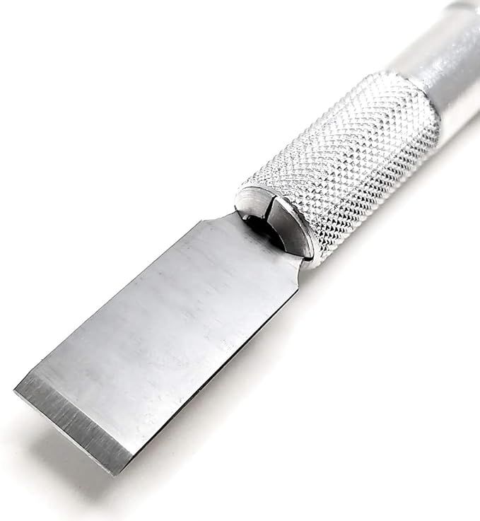 Excel Blades #18 Wood Chisel Blades ??1/2" High Carbon Steel Replacement Blades (100-Pack) ??Fits K2, K5, K6 Handles ??Precision Carving, Shaving, and Crafting ??Made in USA