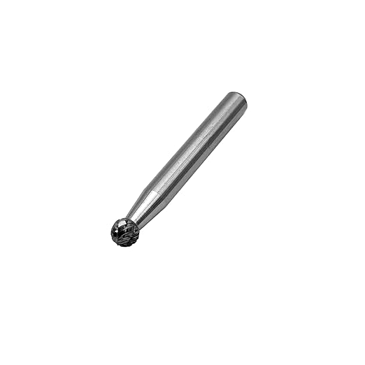 SD-1 Tungsten Carbide Burr Ball Shape Double Cut Rotary Burrs File, Used for metalwork, Tool Making, Engineering, Grinding by LU&MN