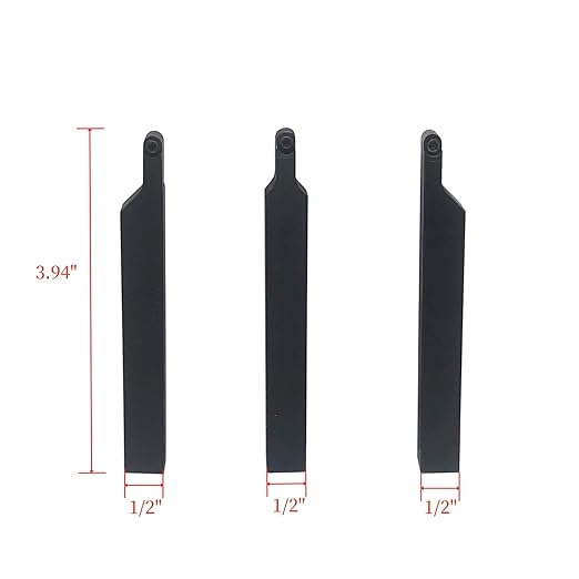 3/8??1/2" SRACR SRACL SRDCN1010/1212 H06 Lathe Turning Holders Lathe Turning & Profiling Tool Holder with RCMT0602 Round Carbide Milling Inserts (3pcs 1/2??Holders with Gray Inserts)