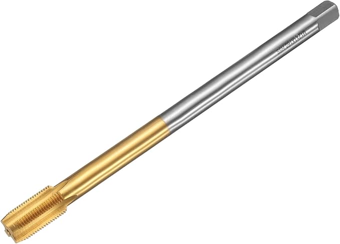 uxcell Metric Thread Tap M12 x 1 H2 160mm Straight Flute Screw Thread Milling Machine Taps Threading Tapping Repair Tool