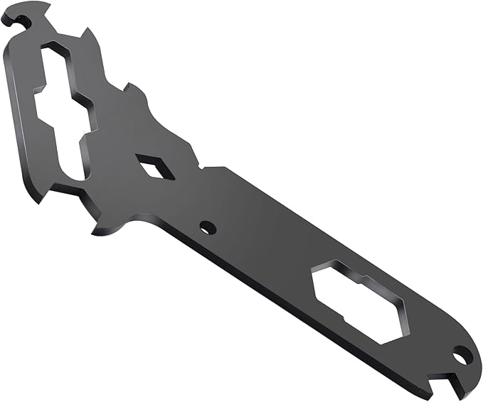 Multitool(14-In-1 Separate Tools) Including Wing Nut,Wire Strippers,Bottle Opener,Stagehand Tool for RV Cars Ships(4mm hardened steel)