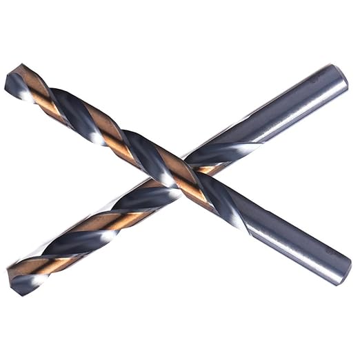 2PCS 1/2" Black and Gold Twist Drill Bit Set