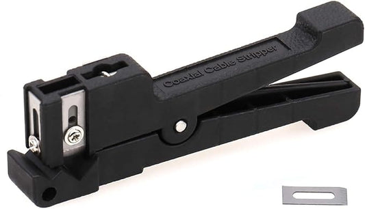 Fiber Optic Tool 45-165 Fiber Loose Tube Transverse Fiber Optic Buffer Tube Coaxial Cable Stripper Coax Stripping Hand Tool