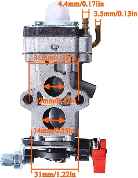 Carburetor Kit for RedMax EBZ8550 & EBZ8550RH Backpack Blowers - OEM Replacement, Fuel Efficient, Heavy-Duty Aluminum, Smooth Performance, Complete Service Kit Included