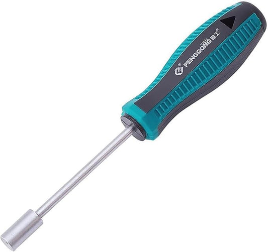 Utoolmart 4.5mm Tip Hex Nut Driver, Socket Wrench Screwdriver with 75mm Cr-V Steel Round Shaft, Non-Magnetic