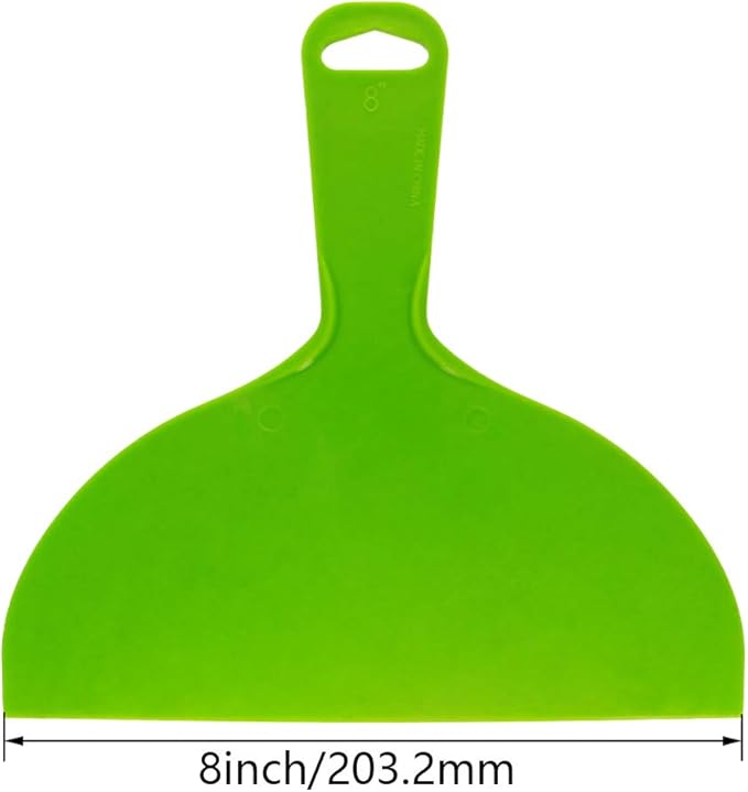 Utoolmart Putty Scraper 8" Plastic Flexible Putty Knives Spreader for Taping Drywall Wall Painting Green 3Pcs